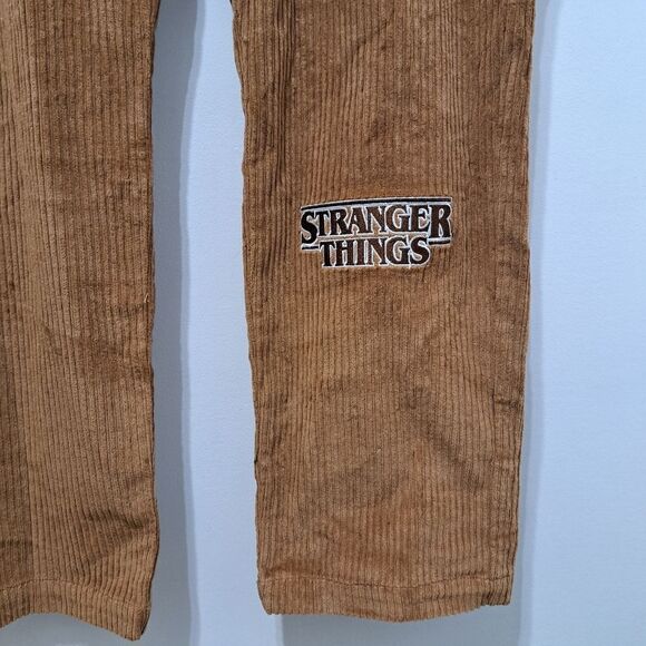 Netflix Stranger Things X Pacsun Casual Corduroy Pants Size 34 Brown NWT - Picture 14 of 15